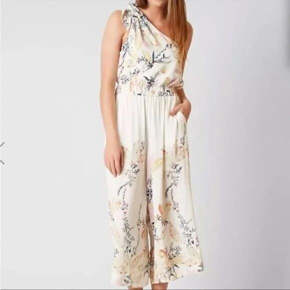 FREE PEOPLE FLORAL JUMPSUIT SIZE SMALL - Picture 2 of 12